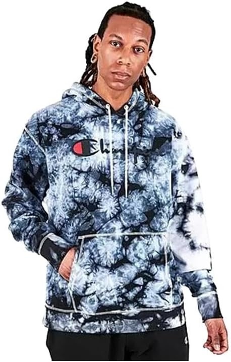 image:imageChampion Mens Pullover Fleece Hoodie Midweight C Logo Reg Or Big amp TallBlue