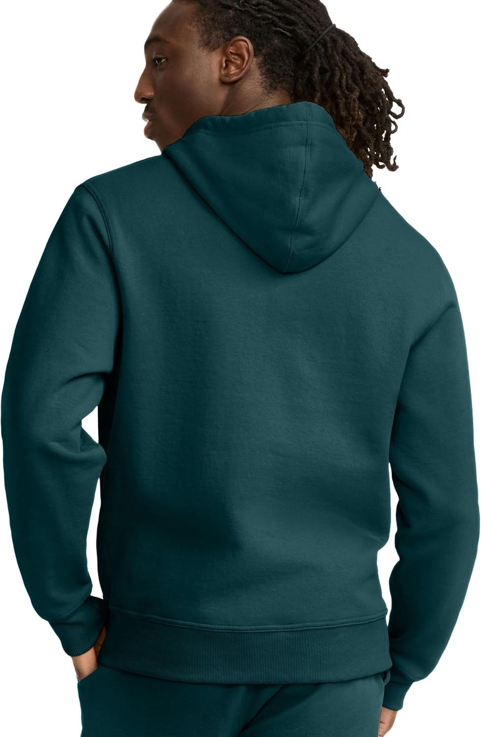 image:imageChampion Mens Pullover Fleece Hoodie Midweight C Logo Reg Or Big amp TallEmerald Allure C Logo