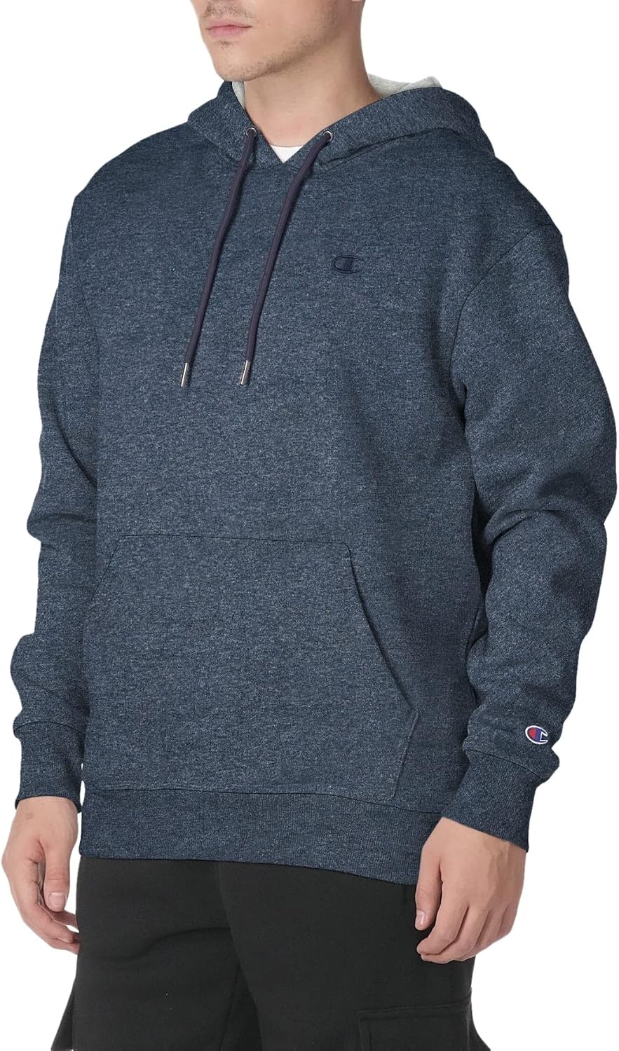image:imageChampion Mens Pullover Fleece Hoodie Midweight C Logo Reg Or Big amp TallNavy Heather C Logo