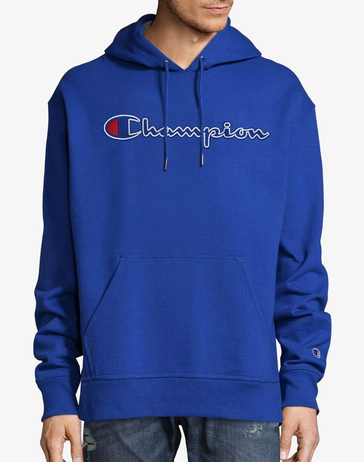 image:imageChampion Mens Pullover Fleece Hoodie Midweight C Logo Reg Or Big amp TallOxford Gray