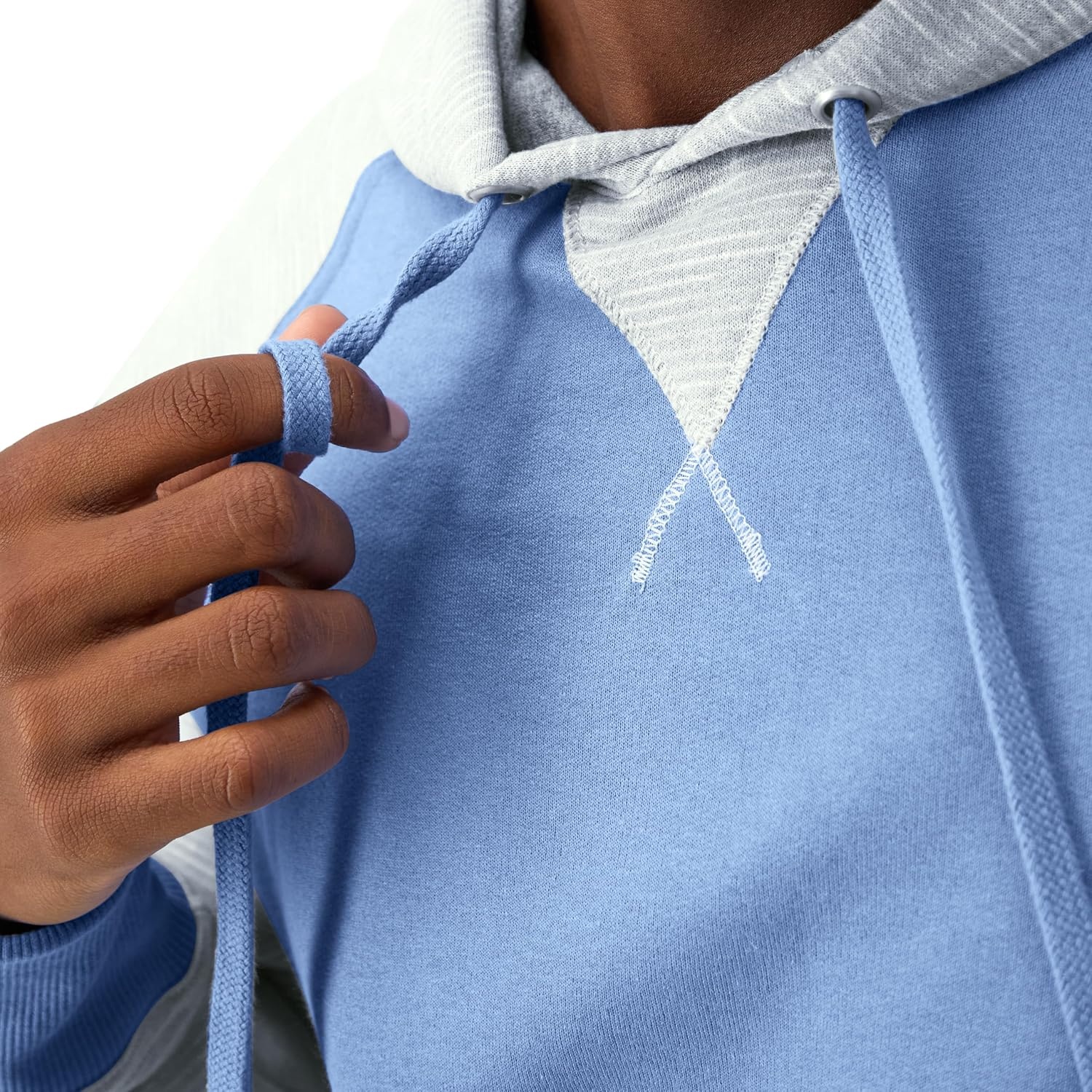 image:imageChampion Mens Pullover Fleece Hoodie Midweight C Logo Reg Or Big amp TallPlaster BlueNaturalPlaster Blue
