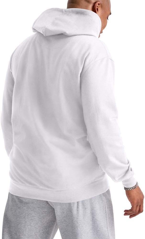 image:imageChampion Mens Pullover Fleece Hoodie Midweight C Logo Reg Or Big amp TallWhite C Logo