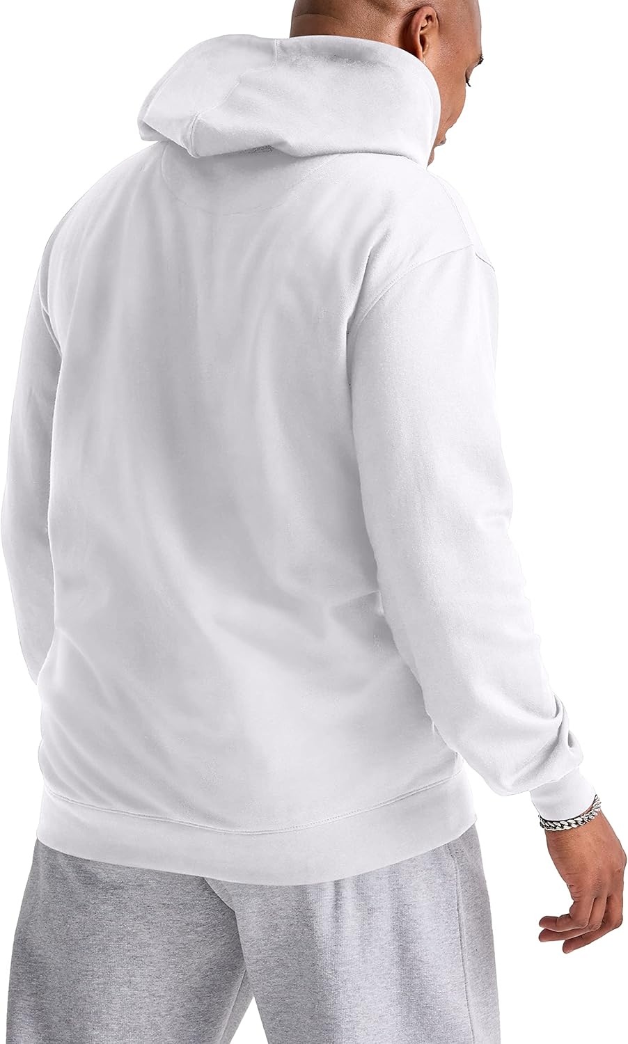 image:imageChampion Mens Pullover Fleece Hoodie Midweight C Logo Reg Or Big amp TallWhite C Logo