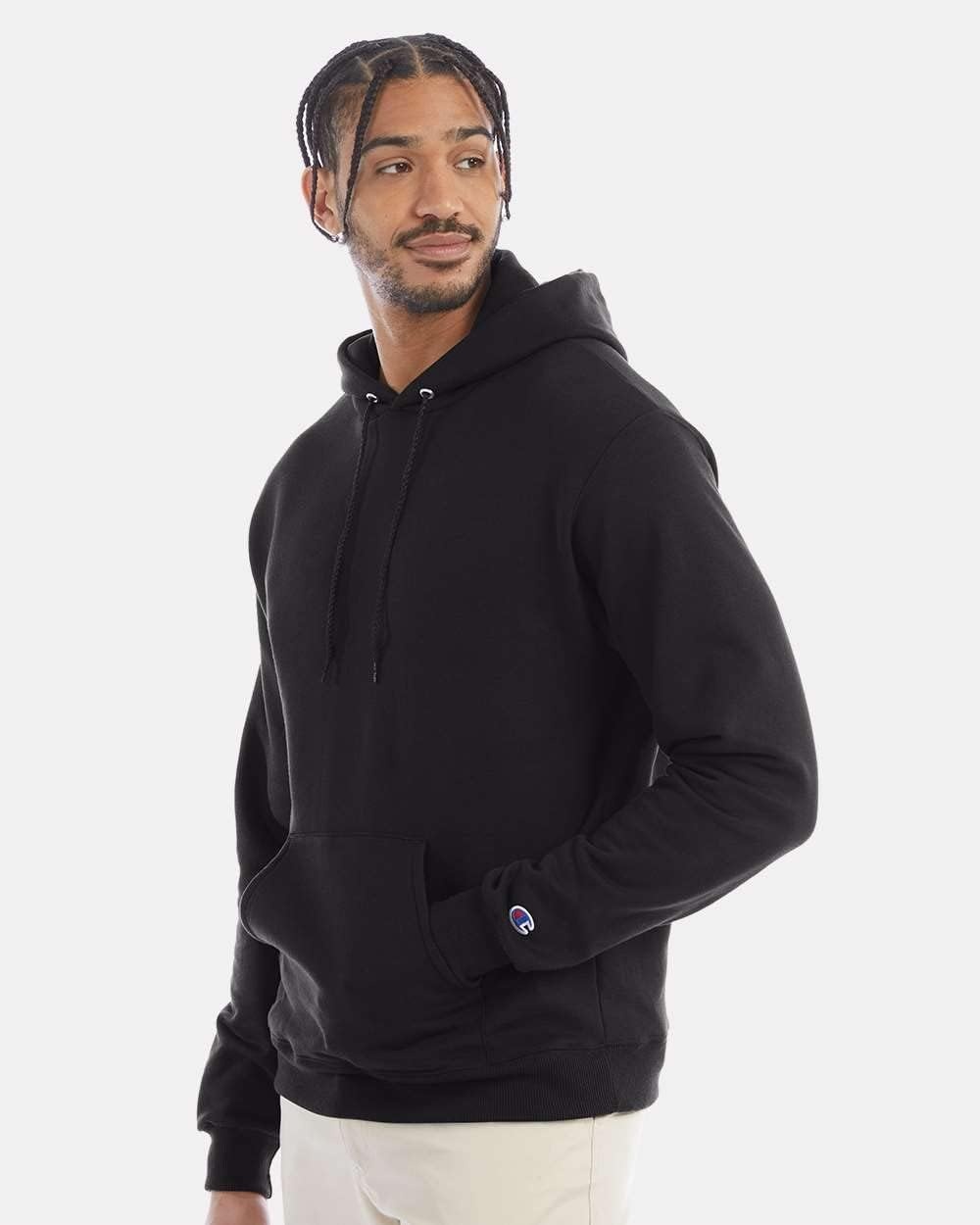 image:imageChampion Mens Pullover Fleece Hoodie Midweight C Logo Reg Or Big amp TallWow Pink