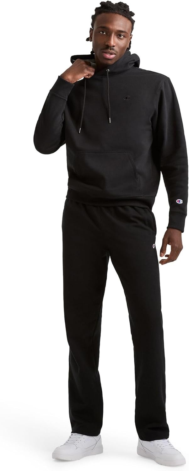 image:imageChampion Mens Pullover Fleece Hoodie Standard Fit Midweight C Logo Available in Regular and Big amp TallBlack C Logo