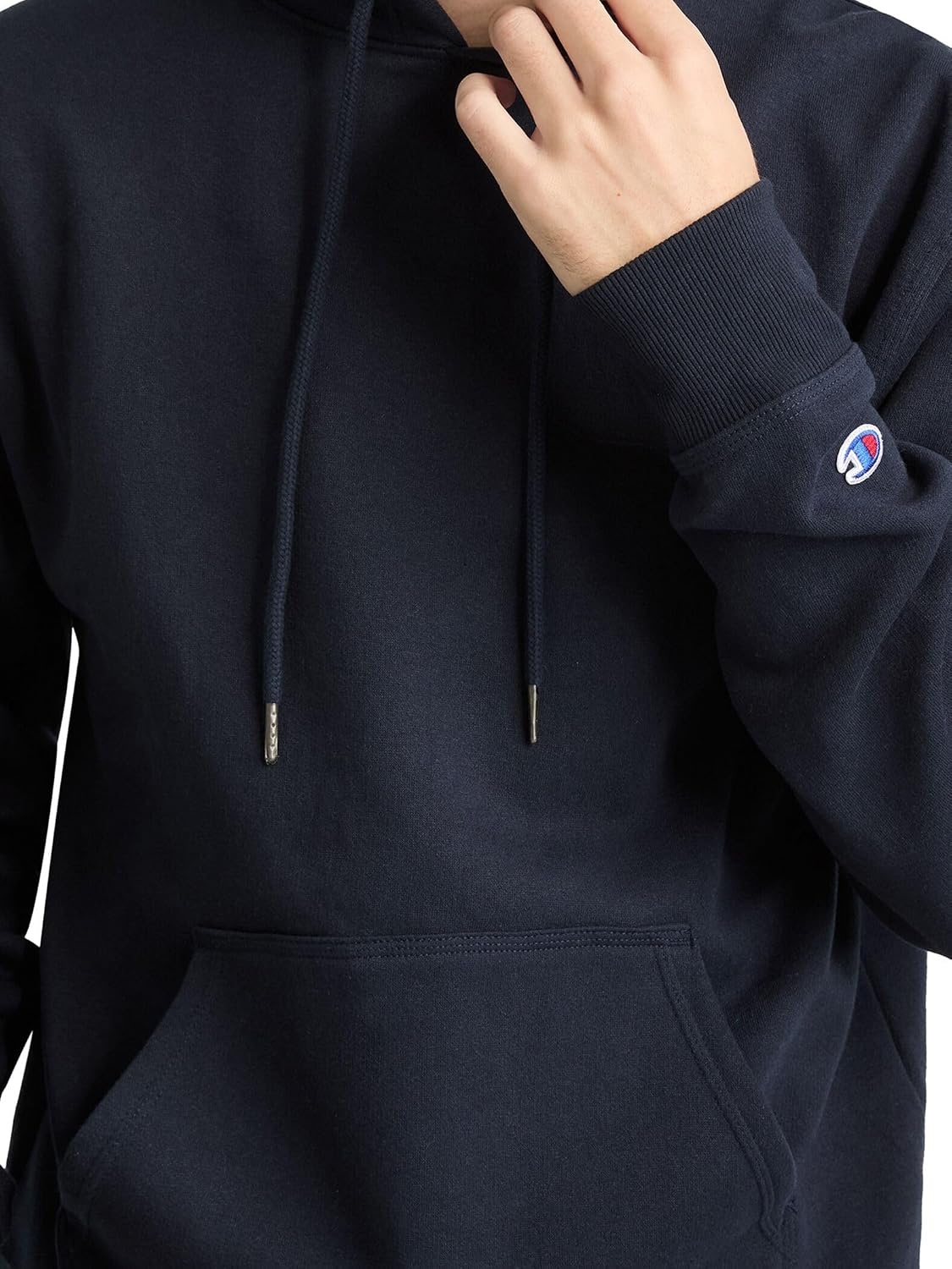 image:imageChampion Mens Pullover Fleece Hoodie Standard Fit Midweight C Logo Available in Regular and Big amp TallDeep Navy C Logo