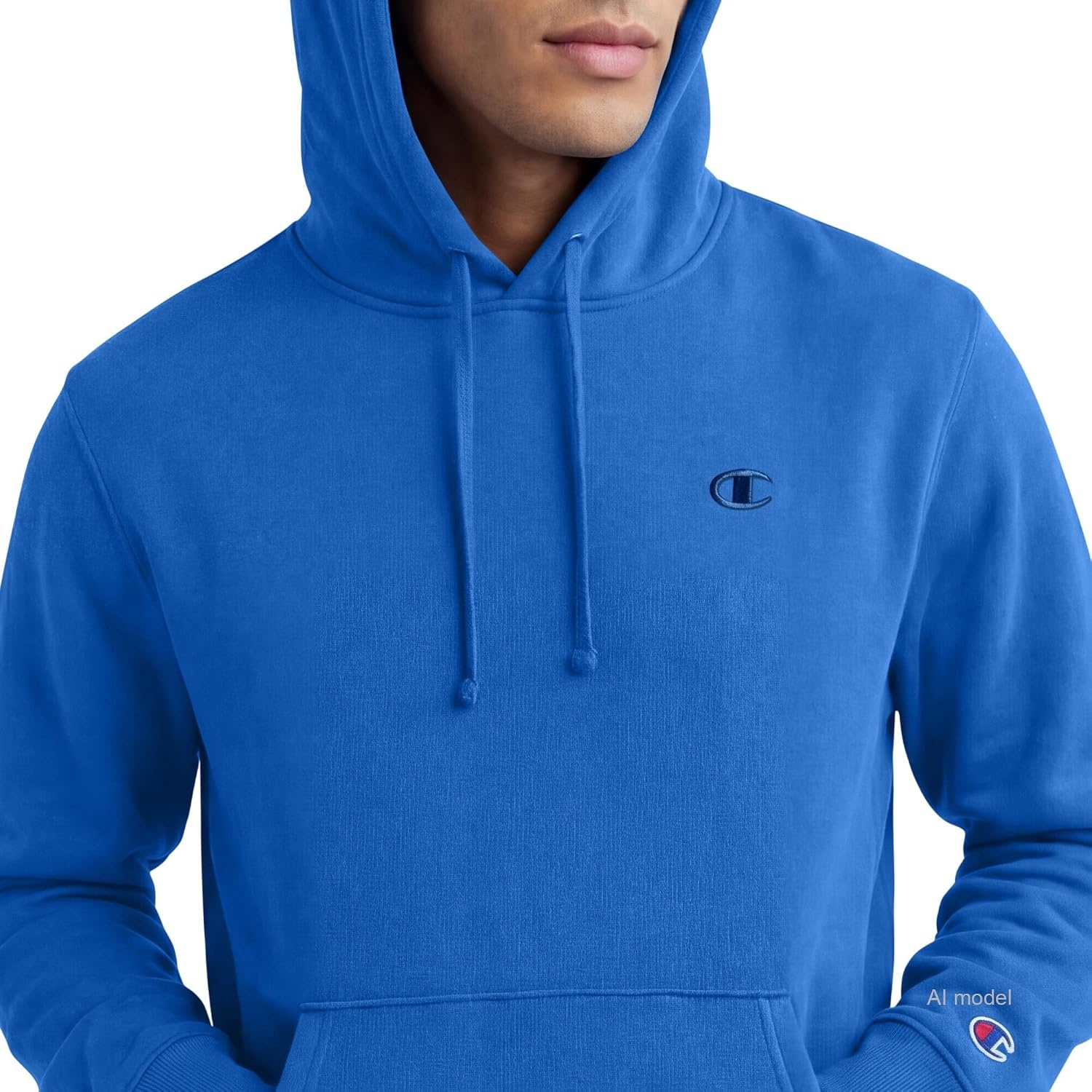 image:imageChampion Mens Pullover Fleece Hoodie Standard Fit Midweight C Logo Available in Regular and Big amp TallNebulas Blue C Logo