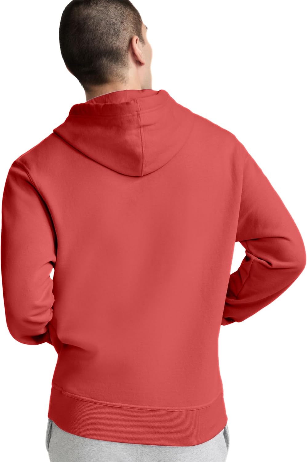image:imageChampion Mens Pullover Graphic Fleece Hoodie Standard Fit Midweight Fleece Classic Script Logo Available Regular Big amp TallCosy Brick Red Tonal Script Logo