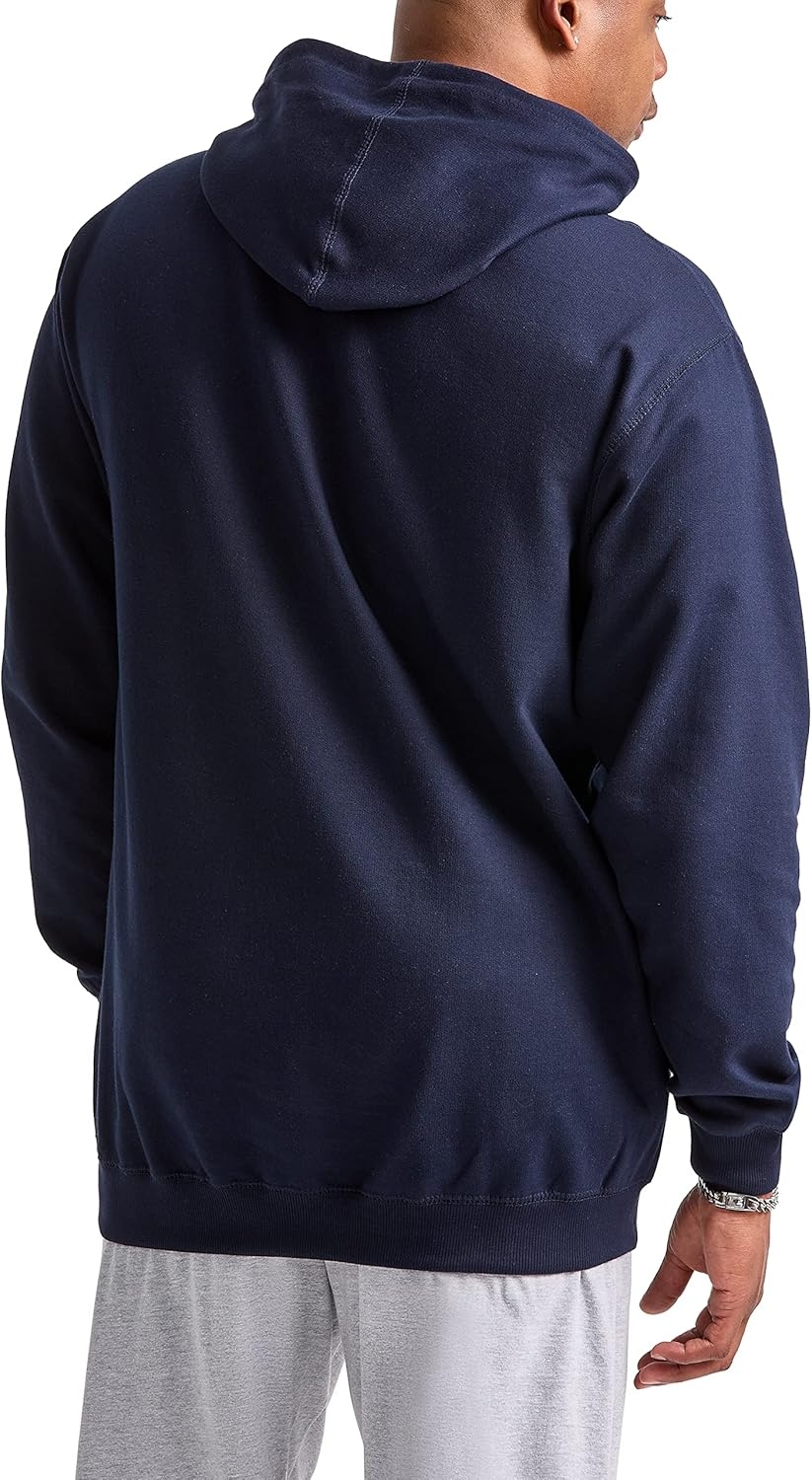 image:imageChampion Mens Pullover Graphic Fleece Hoodie Standard Fit Midweight Fleece Classic Script Logo Available Regular Big amp TallDeep Navy Classic Script Logo