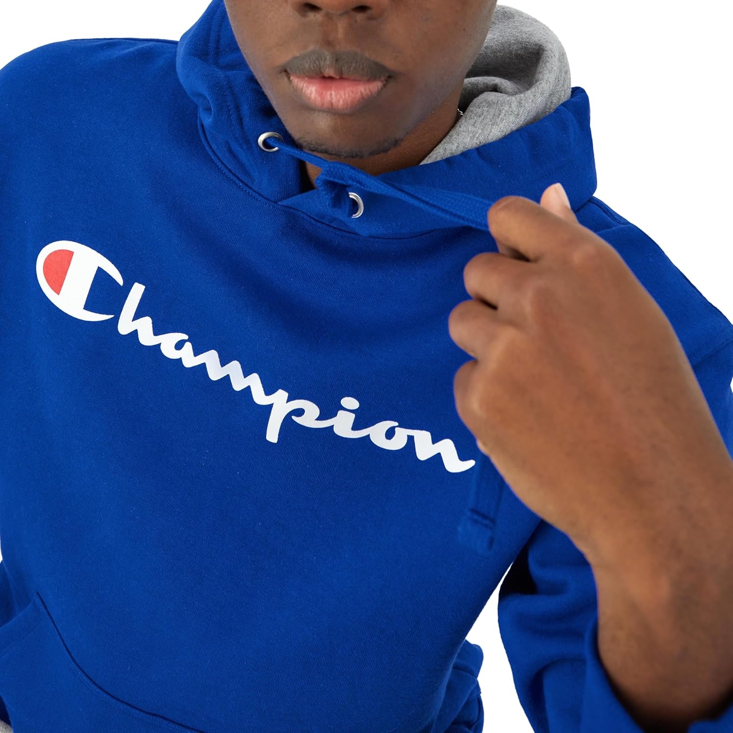 image:imageChampion Mens Pullover Graphic Fleece Hoodie Standard Fit Midweight Fleece Classic Script Logo Available Regular Big amp TallSurf the Web Classic Script Logo