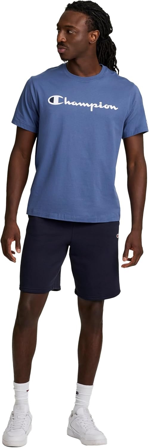 image:imageChampion Mens Shorts Fleece Midweight Shorts Athletic Shorts With Pockets Reg Or Big amp TallDeep Navy