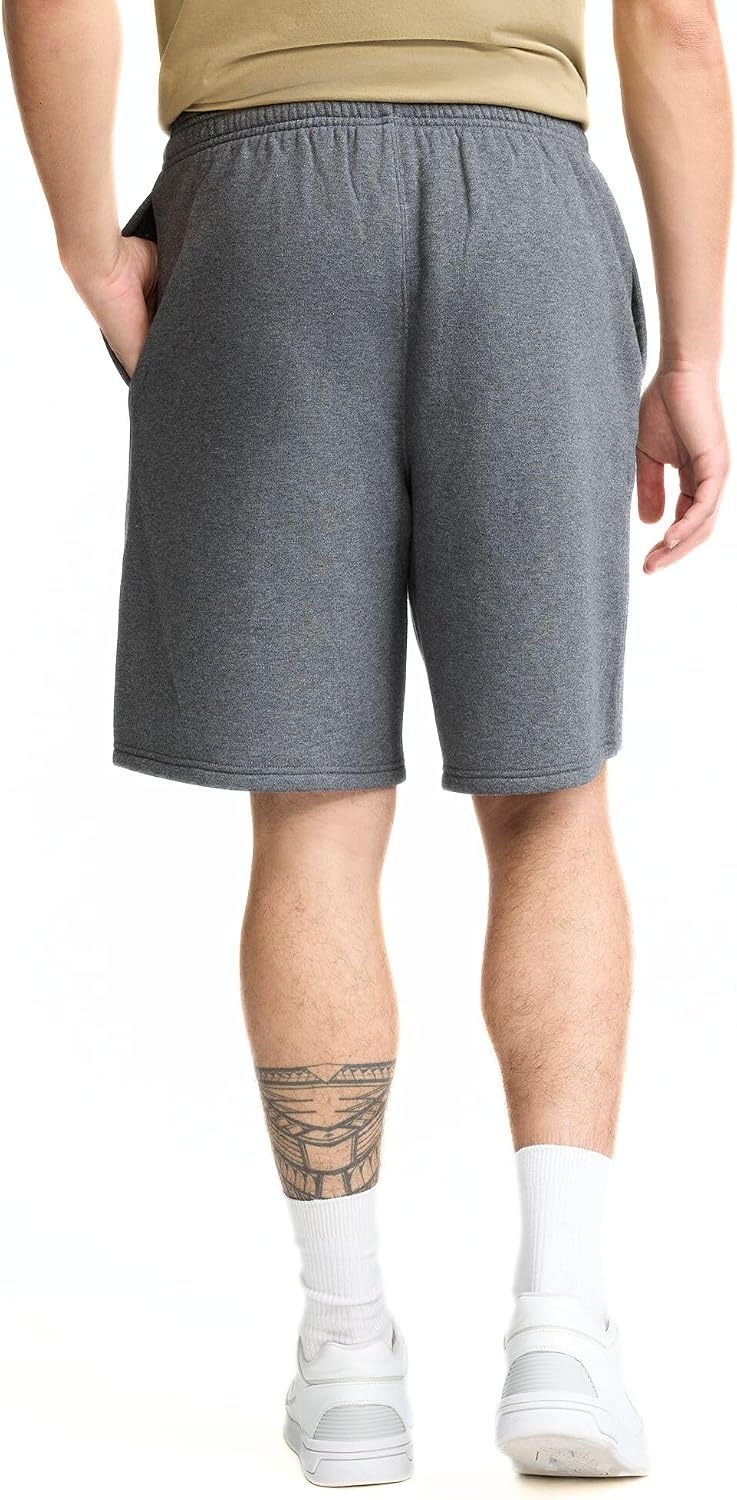 image:imageChampion Mens Shorts Fleece Midweight Shorts Athletic Shorts With Pockets Reg Or Big amp TallGranite Heather