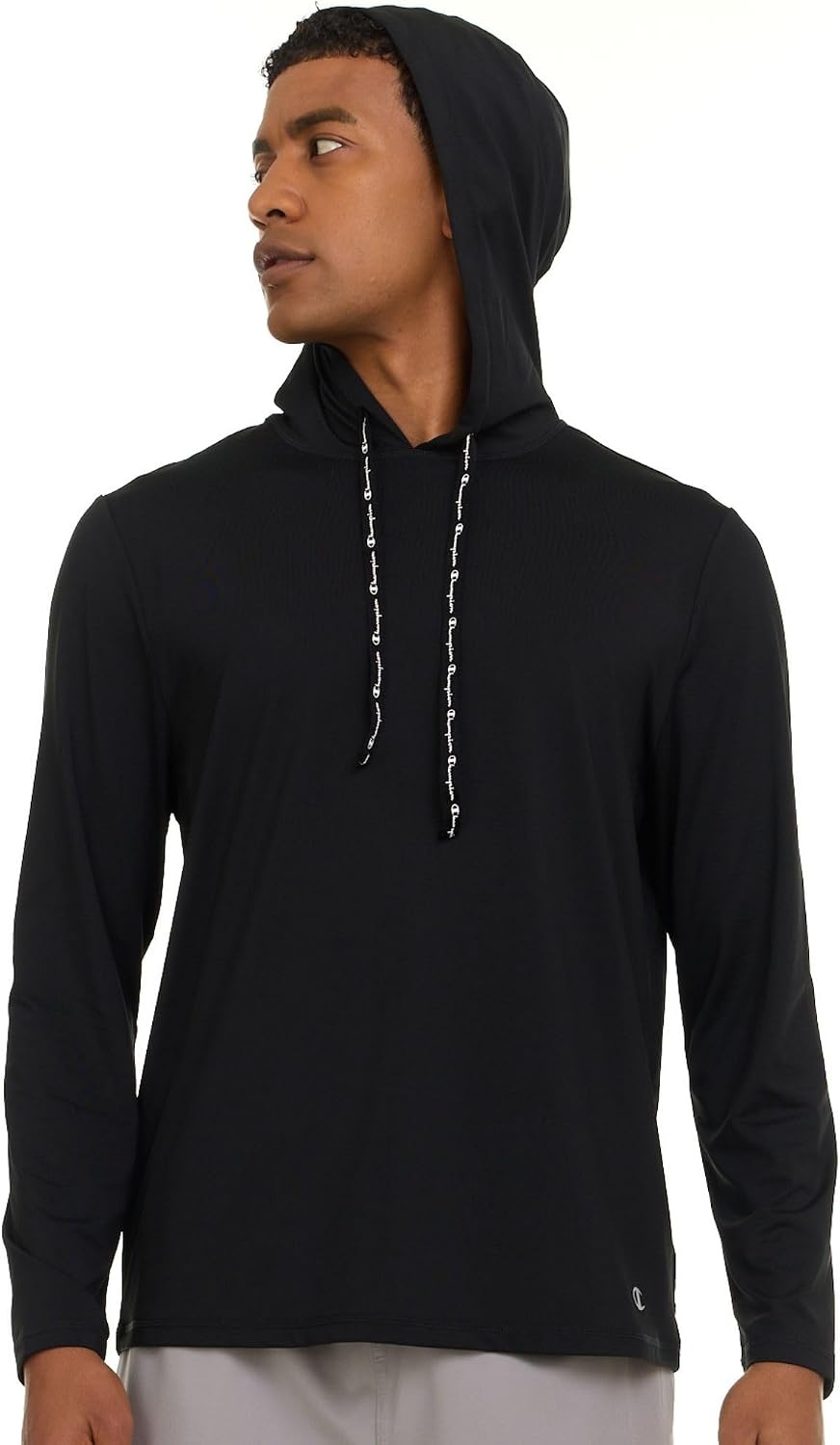 image:imageChampion Mens Sun Hoodie Long Sleeve UPF 50 Sun Shirts for Men Lightweight UV Protection Rash Guard Fishing Swim ShirtBlack