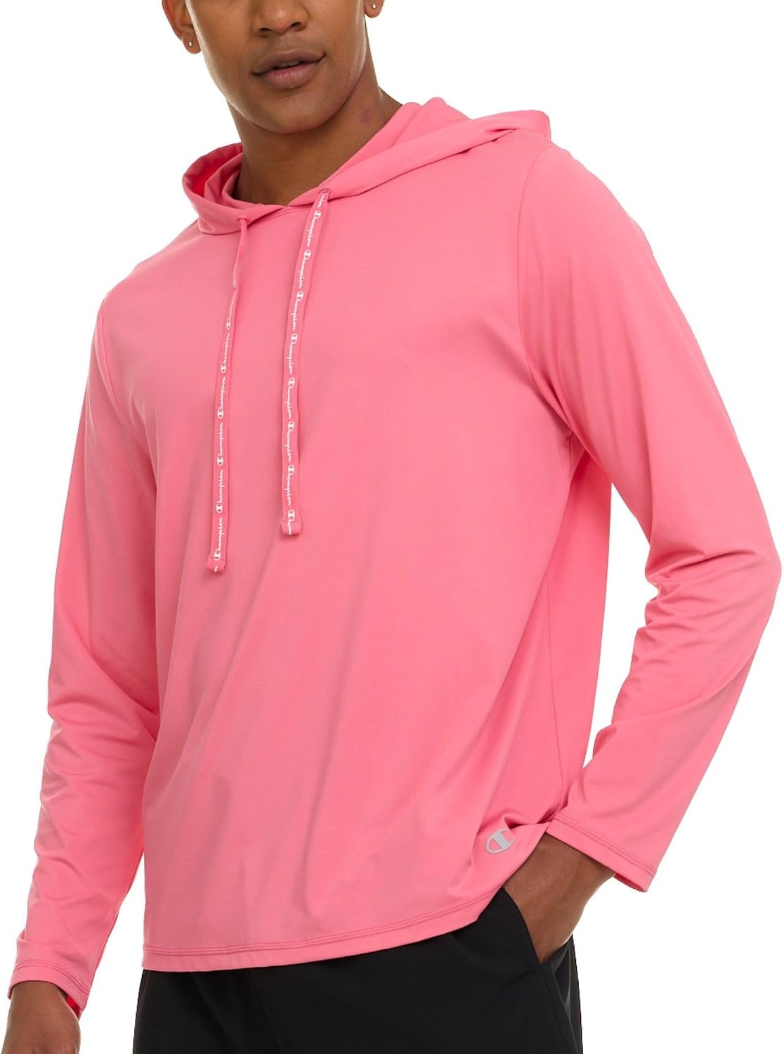 image:imageChampion Mens Sun Hoodie Long Sleeve UPF 50 Sun Shirts for Men Lightweight UV Protection Rash Guard Fishing Swim ShirtCoral