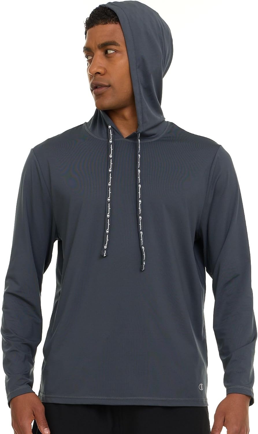image:imageChampion Mens Sun Hoodie Long Sleeve UPF 50 Sun Shirts for Men Lightweight UV Protection Rash Guard Fishing Swim ShirtDark Grey