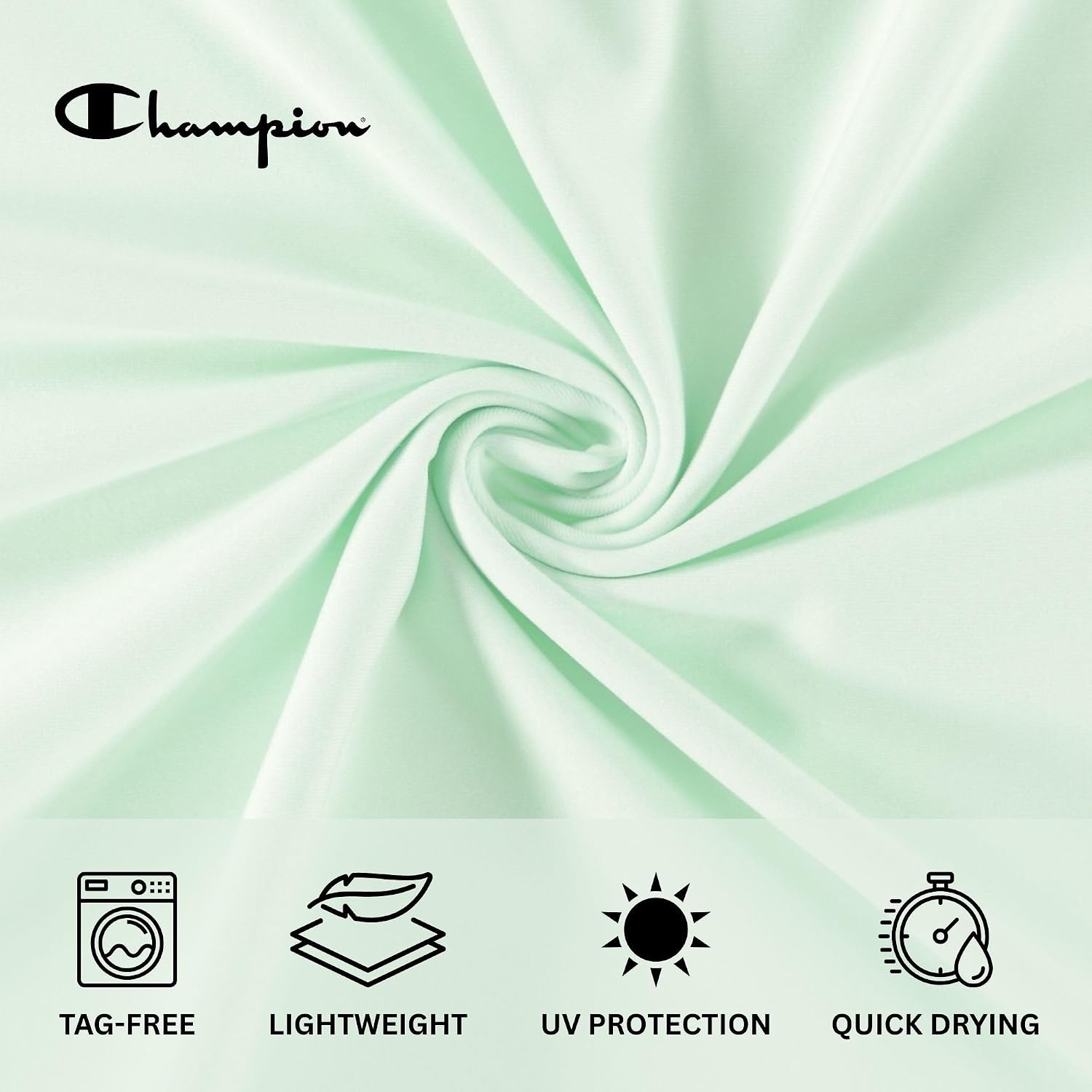 image:imageChampion Mens Sun Hoodie Long Sleeve UPF 50 Sun Shirts for Men Lightweight UV Protection Rash Guard Fishing Swim ShirtGreen