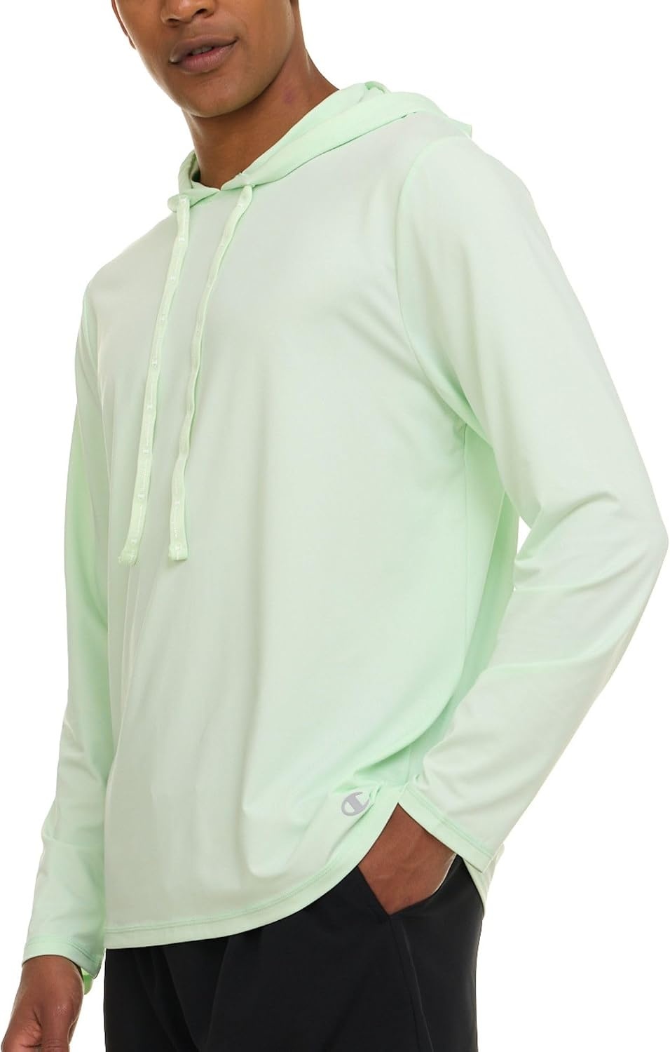 image:imageChampion Mens Sun Hoodie Long Sleeve UPF 50 Sun Shirts for Men Lightweight UV Protection Rash Guard Fishing Swim ShirtGreen
