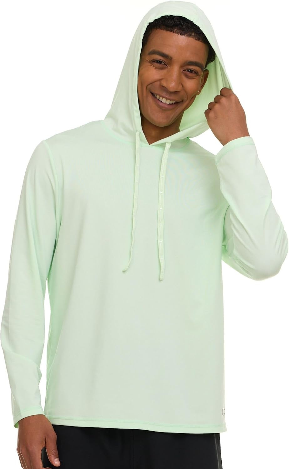 image:imageChampion Mens Sun Hoodie Long Sleeve UPF 50 Sun Shirts for Men Lightweight UV Protection Rash Guard Fishing Swim ShirtGreen