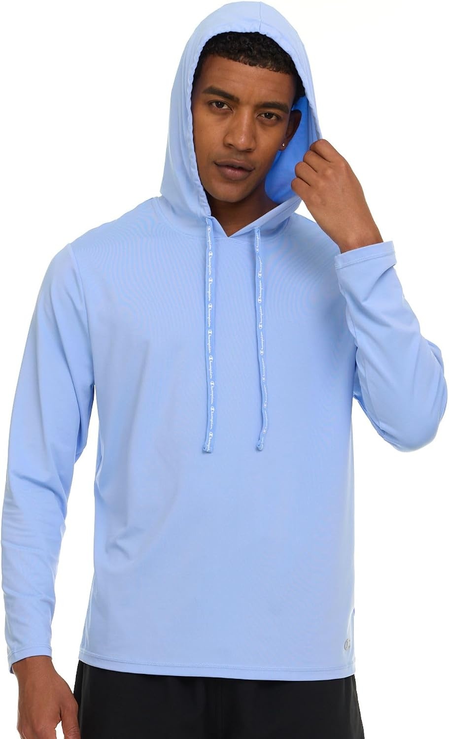 image:imageChampion Mens Sun Hoodie Long Sleeve UPF 50 Sun Shirts for Men Lightweight UV Protection Rash Guard Fishing Swim ShirtLight Blue