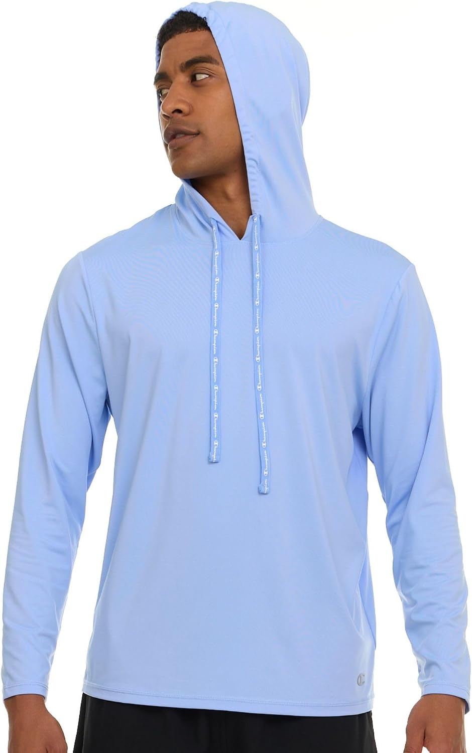 image:imageChampion Mens Sun Hoodie Long Sleeve UPF 50 Sun Shirts for Men Lightweight UV Protection Rash Guard Fishing Swim ShirtLight Blue