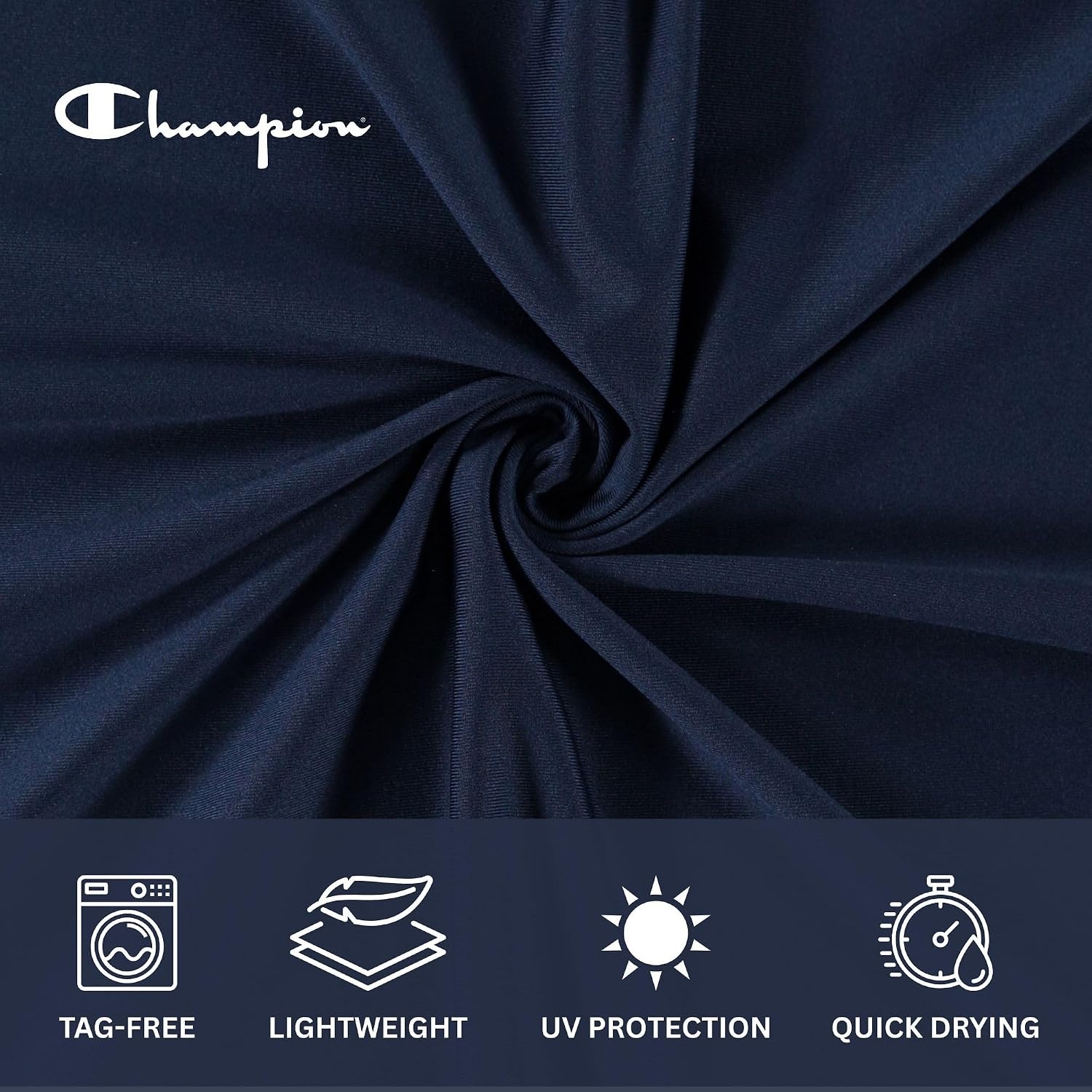 image:imageChampion Mens Sun Hoodie Long Sleeve UPF 50 Sun Shirts for Men Lightweight UV Protection Rash Guard Fishing Swim ShirtNavy