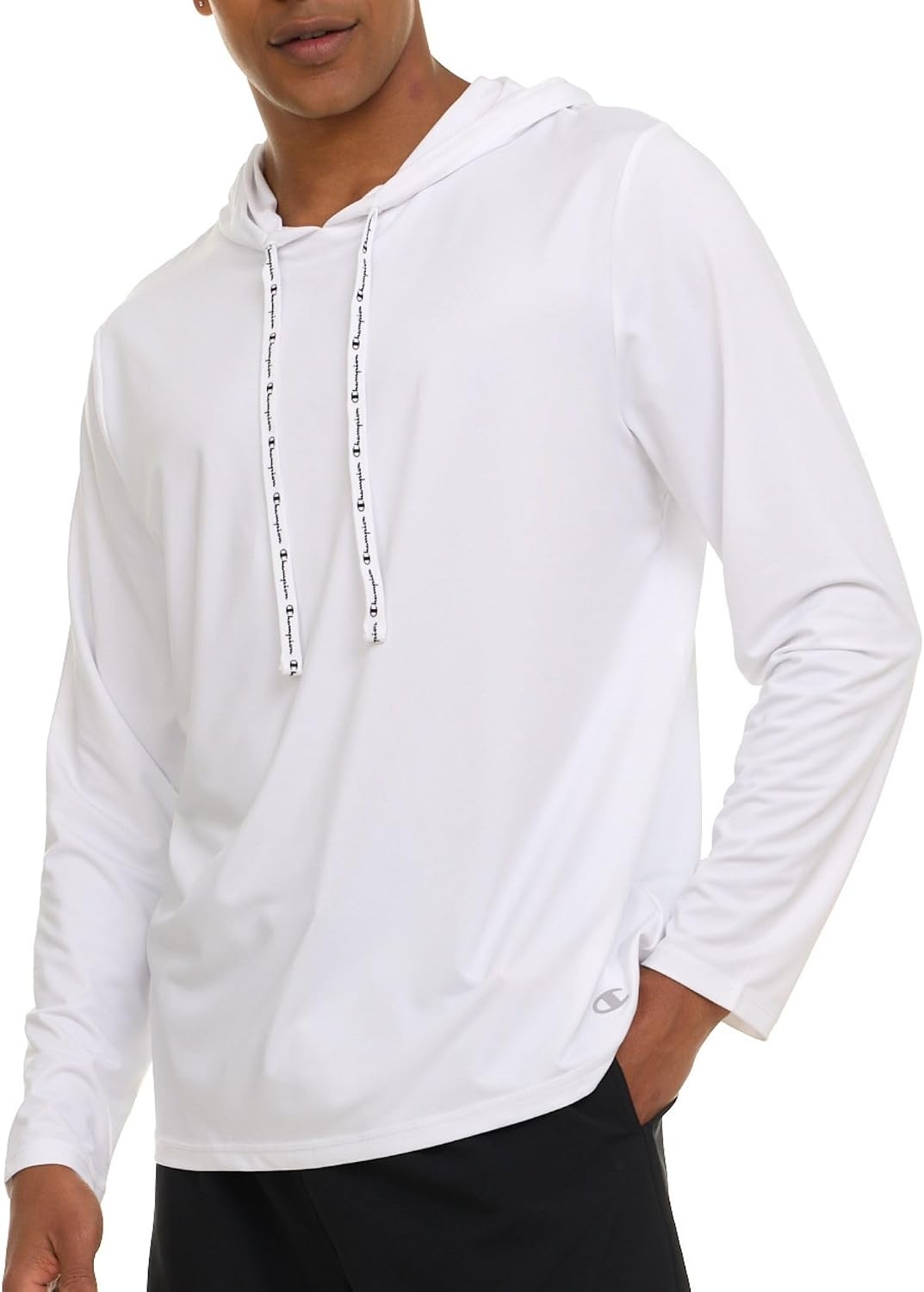 image:imageChampion Mens Sun Hoodie Long Sleeve UPF 50 Sun Shirts for Men Lightweight UV Protection Rash Guard Fishing Swim ShirtWhite