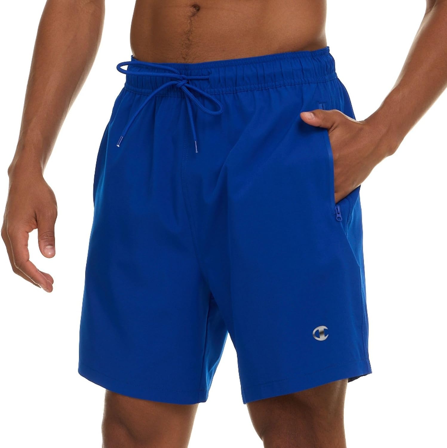 image:imageChampion Mens Swim Trunks with Compression Liner 2 in 1 Mens Bathing Suit Shorts 7 Inch Inseam Board Shorts for SwimmingBlue