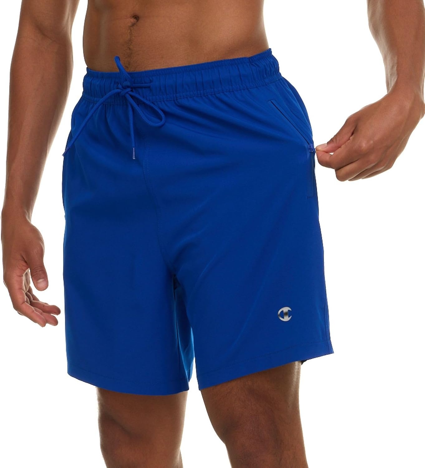 image:imageChampion Mens Swim Trunks with Compression Liner 2 in 1 Mens Bathing Suit Shorts 7 Inch Inseam Board Shorts for SwimmingBlue