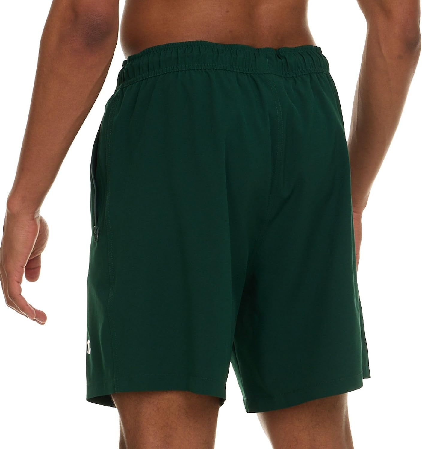 image:imageChampion Mens Swim Trunks with Compression Liner 2 in 1 Mens Bathing Suit Shorts 7 Inch Inseam Board Shorts for SwimmingGreen