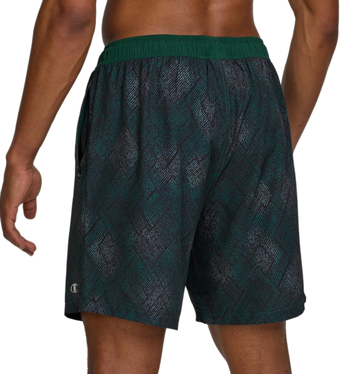 image:imageChampion Mens Swim Trunks with Compression Liner 2 in 1 Mens Bathing Suit Shorts 7 Inch Inseam Board Shorts for SwimmingPatch Texture