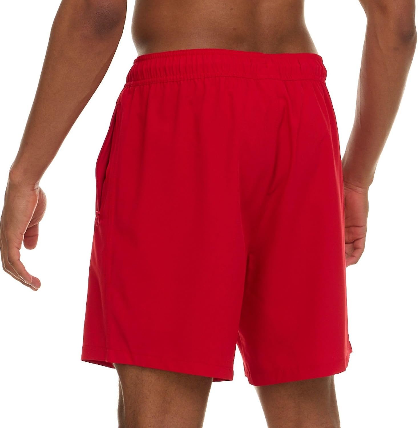 image:imageChampion Mens Swim Trunks with Compression Liner 2 in 1 Mens Bathing Suit Shorts 7 Inch Inseam Board Shorts for SwimmingRed
