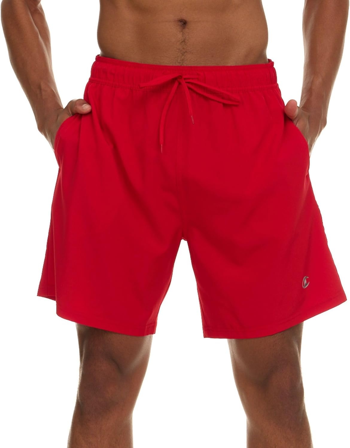 image:imageChampion Mens Swim Trunks with Mesh Liner 7 Inseam Quick Drying Mens Bathing Suit Board Shorts for Swimming and BeachRed