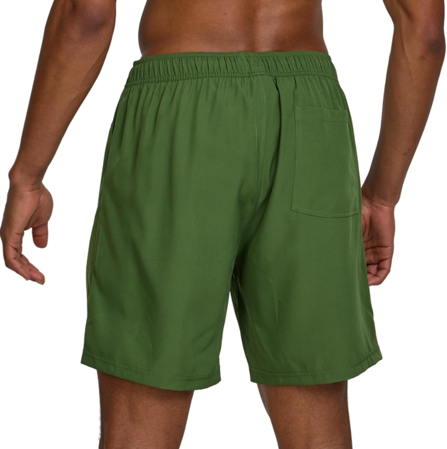 image:imageChampion Mens Swim Trunks with Mesh Liner 7 Inseam Quick Drying Mens Bathing Suit Board Shorts for Swimming and BeachRyegrass Green