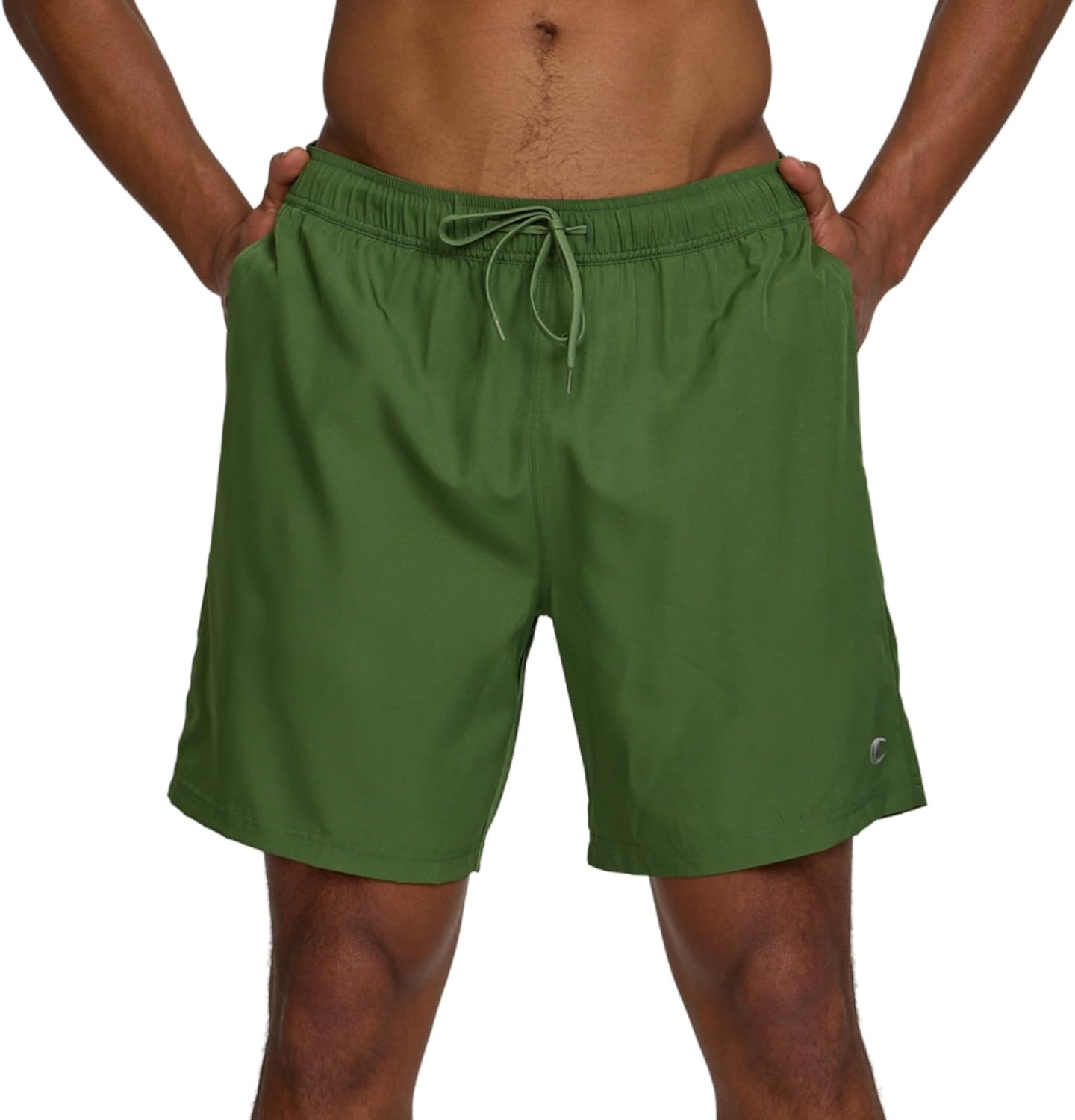 image:imageChampion Mens Swim Trunks with Mesh Liner 7 Inseam Quick Drying Mens Bathing Suit Board Shorts for Swimming and BeachRyegrass Green
