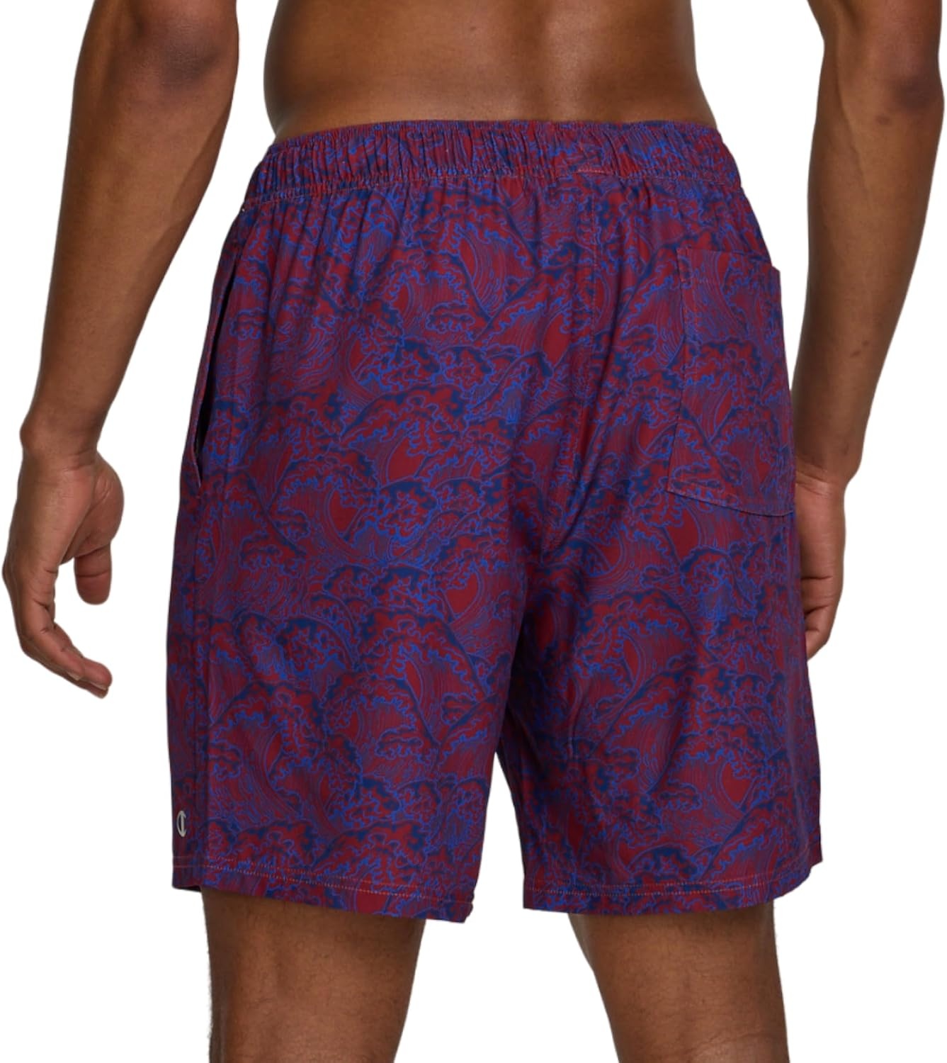 image:imageChampion Mens Swim Trunks with Mesh Liner 7 Inseam Quick Drying Mens Bathing Suit Board Shorts for Swimming and BeachTidal Wave