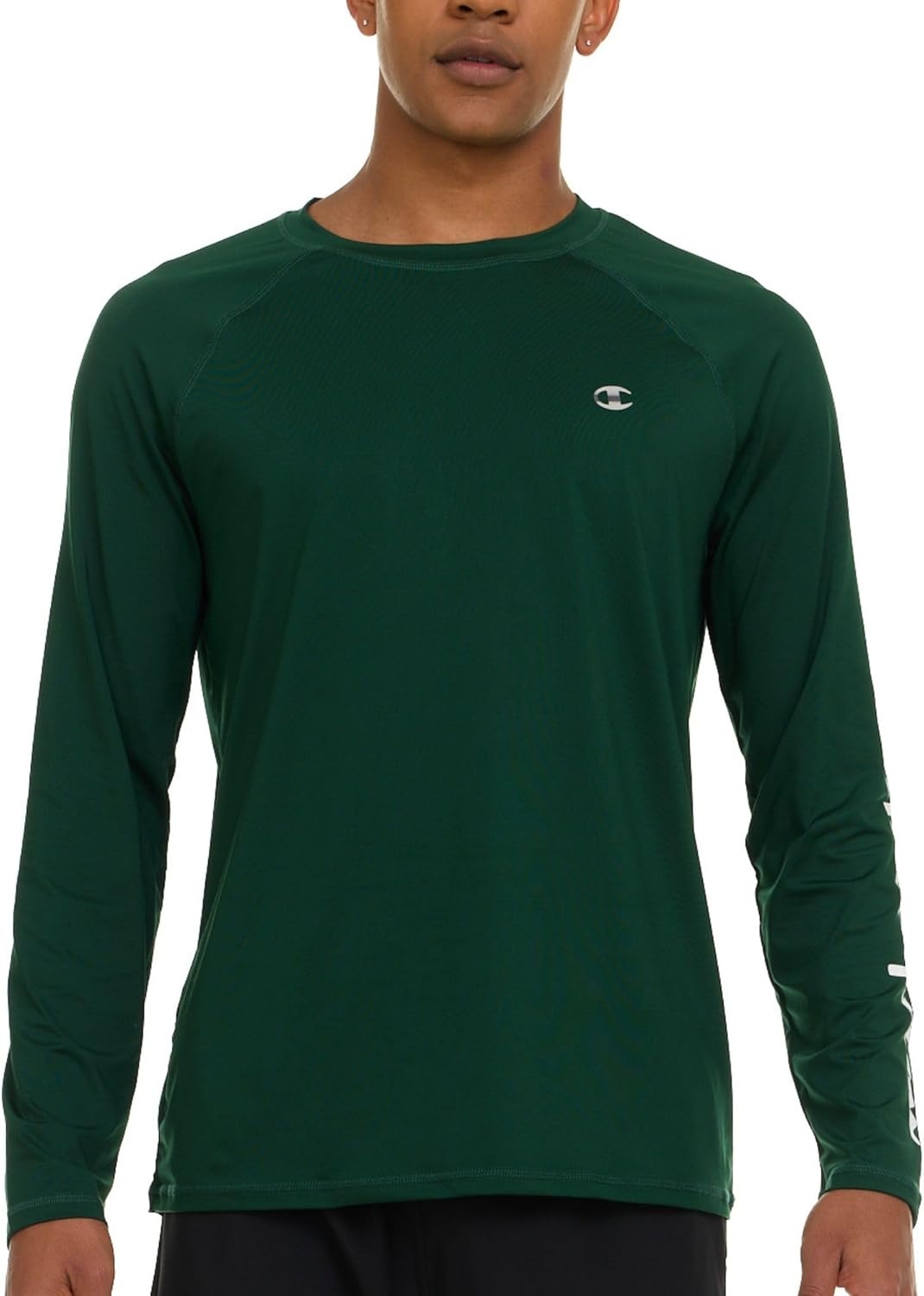 image:imageChampion Rash Guard for Men Long Sleeve Mens Swim Shirt for Fishing Hiking UPF 50 SPF Sun UV Protection Quick DryGreen