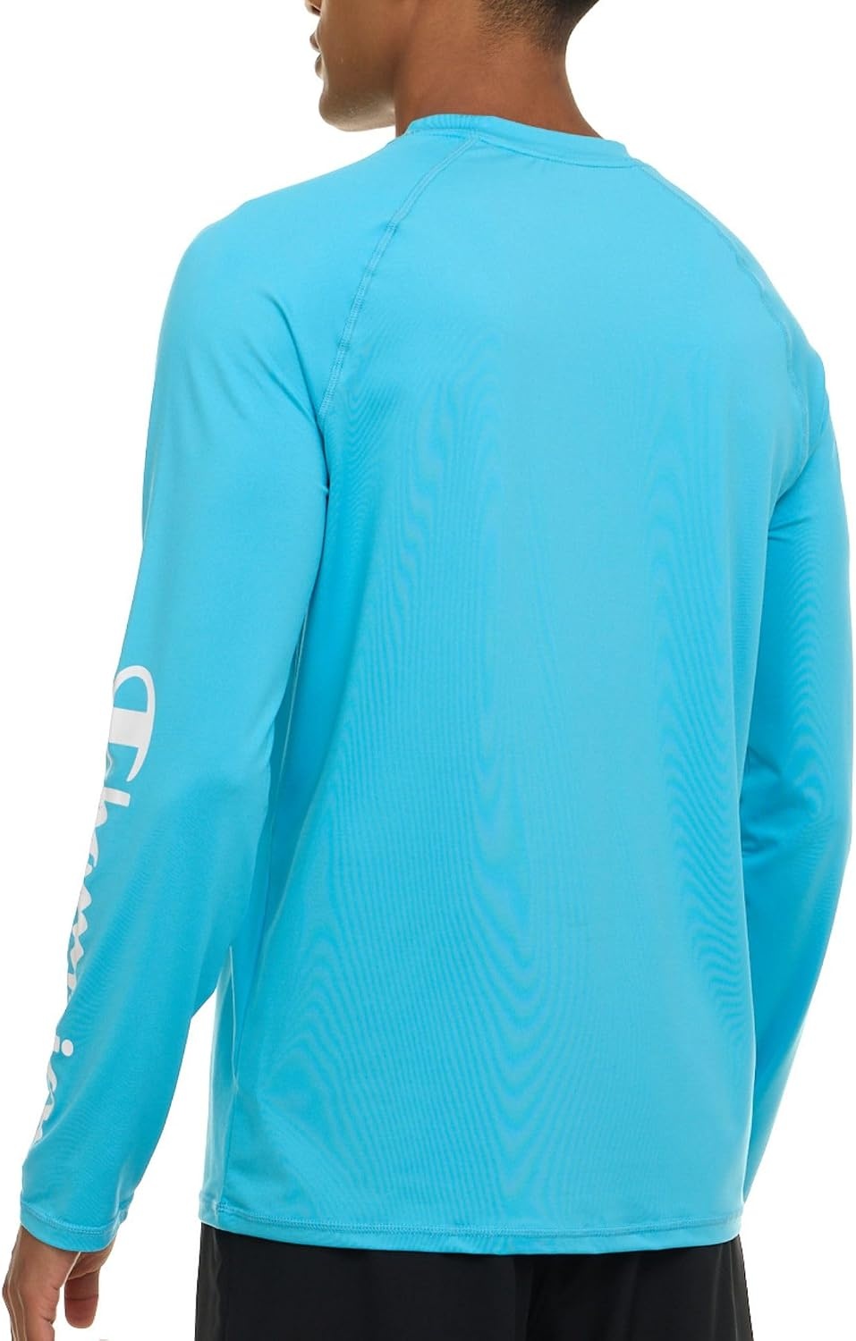 image:imageChampion Rash Guard for Men Long Sleeve Mens Swim Shirt for Fishing Hiking UPF 50 SPF Sun UV Protection Quick DryLight Blue