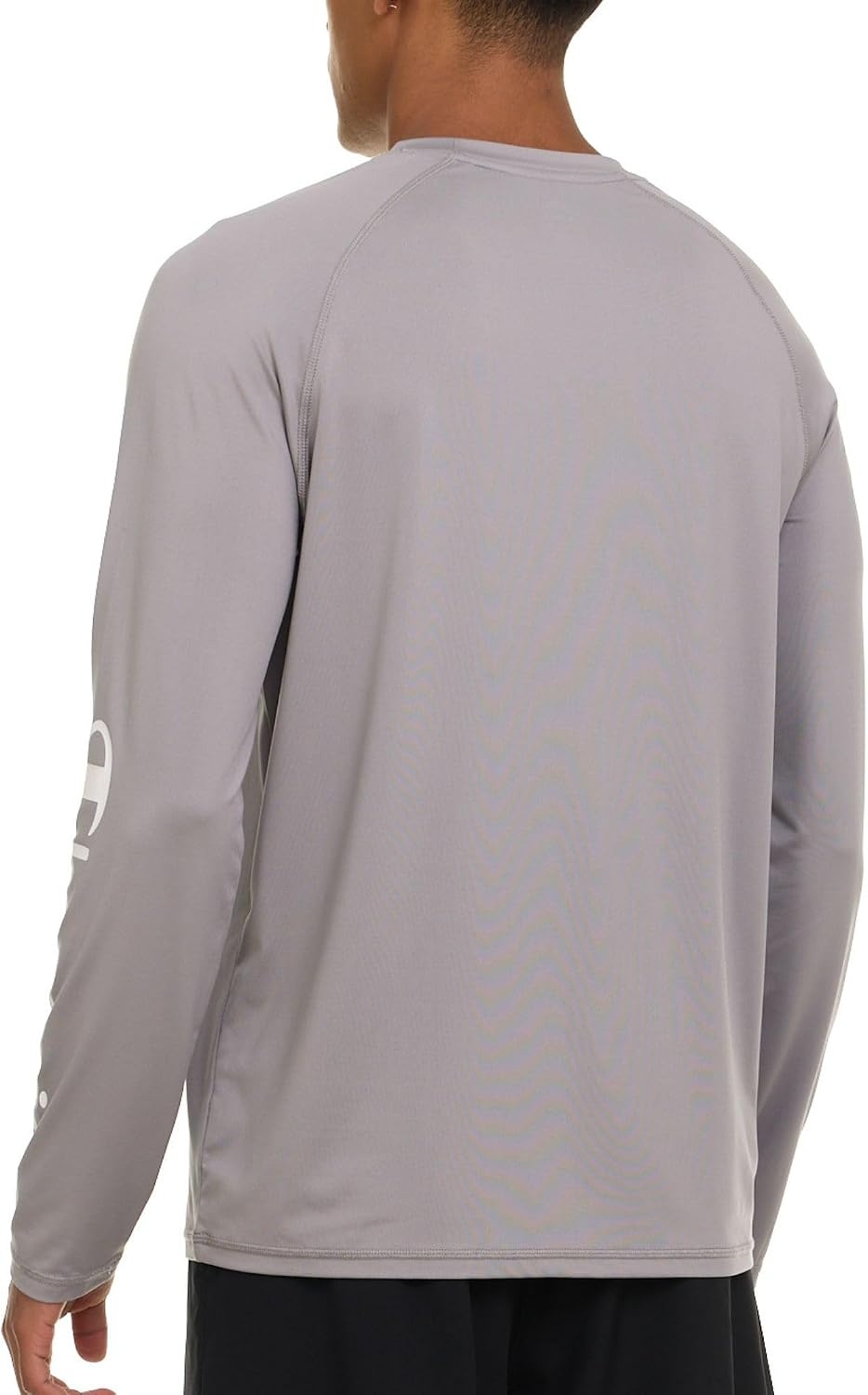 image:imageChampion Rash Guard for Men Long Sleeve Mens Swim Shirt for Fishing Hiking UPF 50 SPF Sun UV Protection Quick DryLight Grey