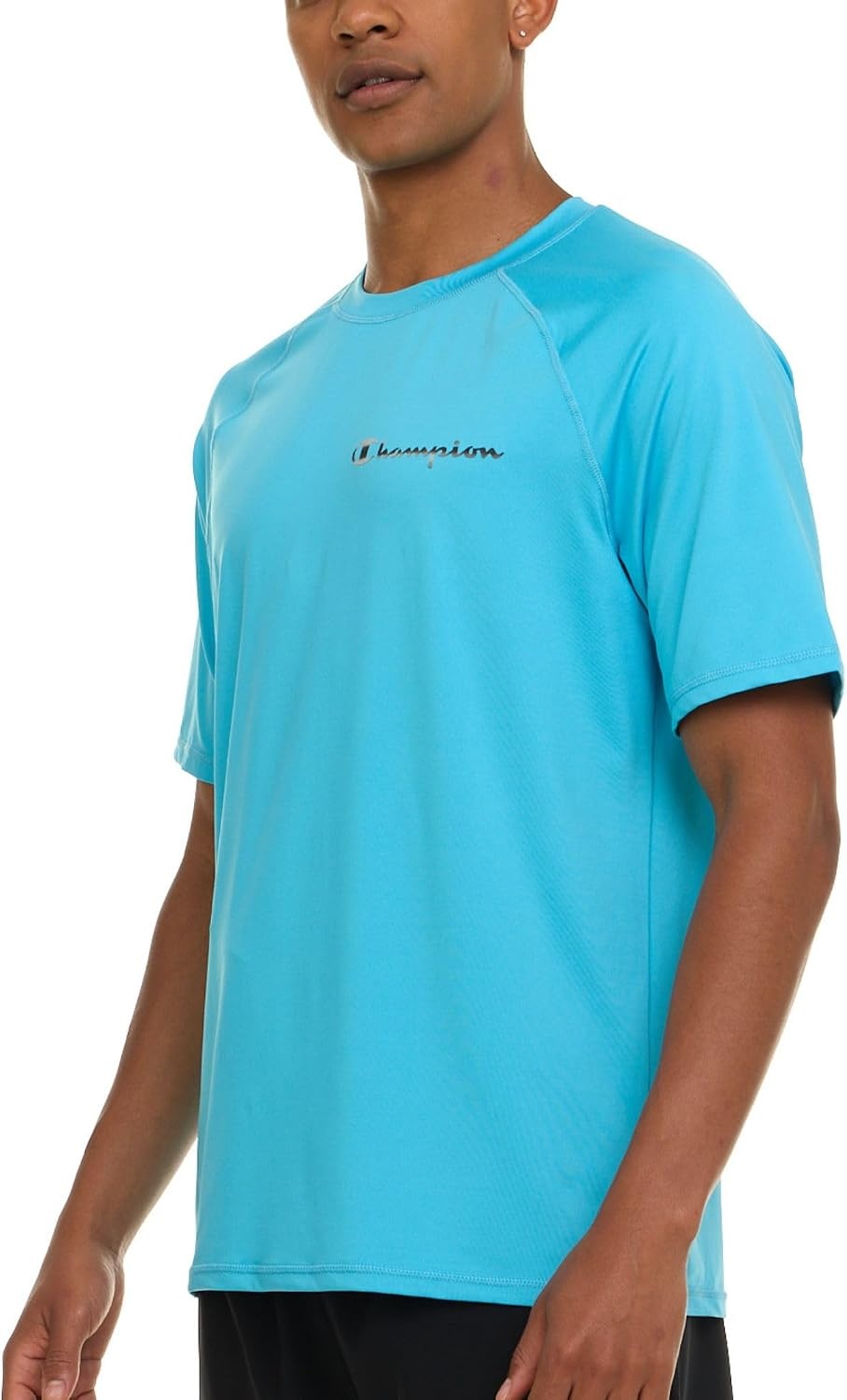 image:imageChampion Rash Guard for Men Short Sleeve Mens Swim Shirt Sun Shirt UPF 50 UV Protection SPF Quick Drying RashguardLight Blue