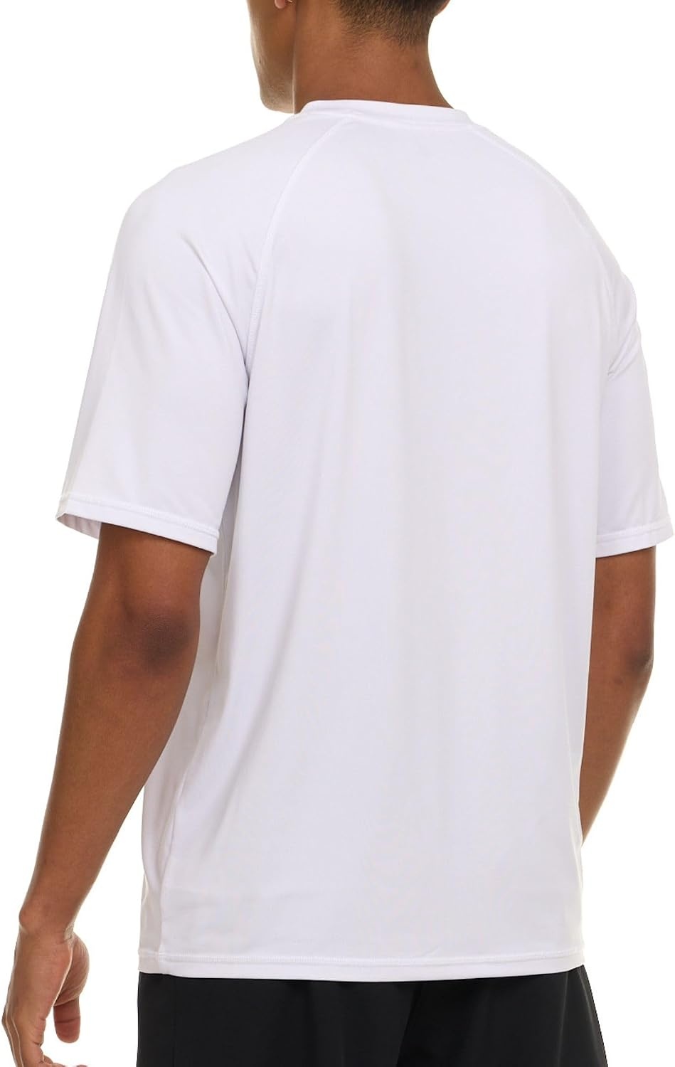 image:imageChampion Rash Guard for Men Short Sleeve Mens Swim Shirt Sun Shirt UPF 50 UV Protection SPF Quick Drying RashguardWhite