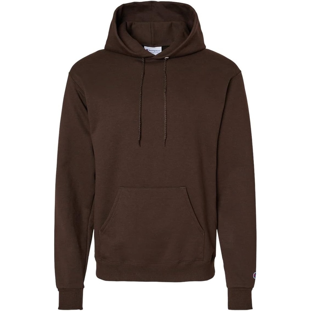 image:imageChampion Mens Pullover Fleece Hoodie Midweight C Logo Reg Or Big amp TallChocolate Brown