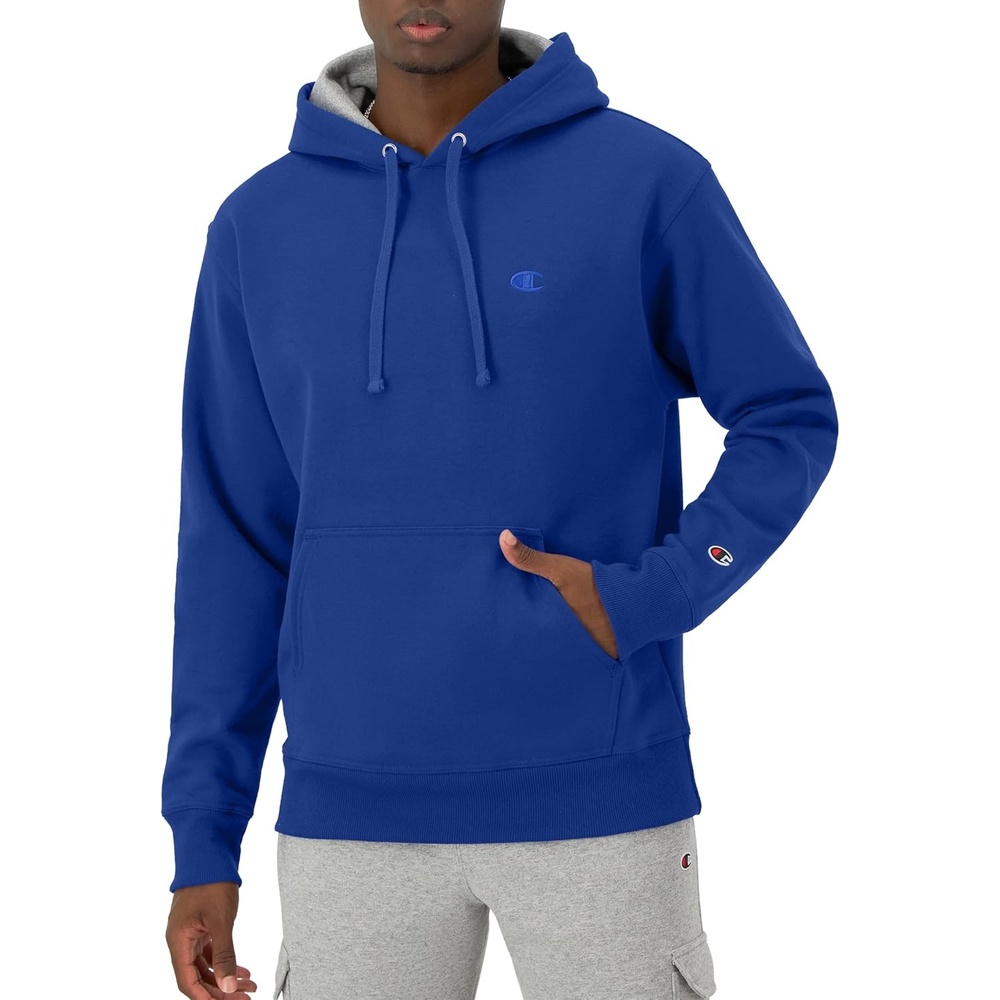 image:imageChampion Mens Pullover Fleece Hoodie Midweight C Logo Reg Or Big amp TallSurf the Web C Logo