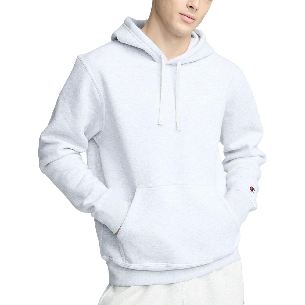 image:imageChampion Mens Pullover Fleece Hoodie Standard Fit Midweight C Logo Available in Regular and Big amp TallOxford Gray  C Logo