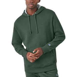 Champion Men’s Pullover Fleece Hoodie, Midweight, C Logo (Reg. Or Big & Tall)(Oxford Gray Heather)