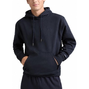 Champion Men’s Pullover Fleece Hoodie, Standard Fit, Midweight, C Logo, Available in Regular and Big & Tall(Deep Navy – C Logo)