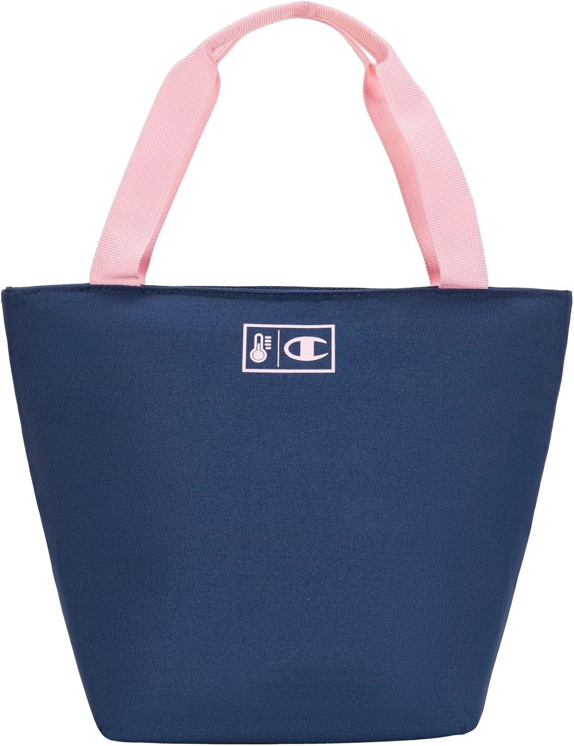 image:imageChampion Kids Fresh Insulated Lunch Tote with Carry Handle No Leak Cooler Bag for Daily Use PinkBlue One SizeNavyPink