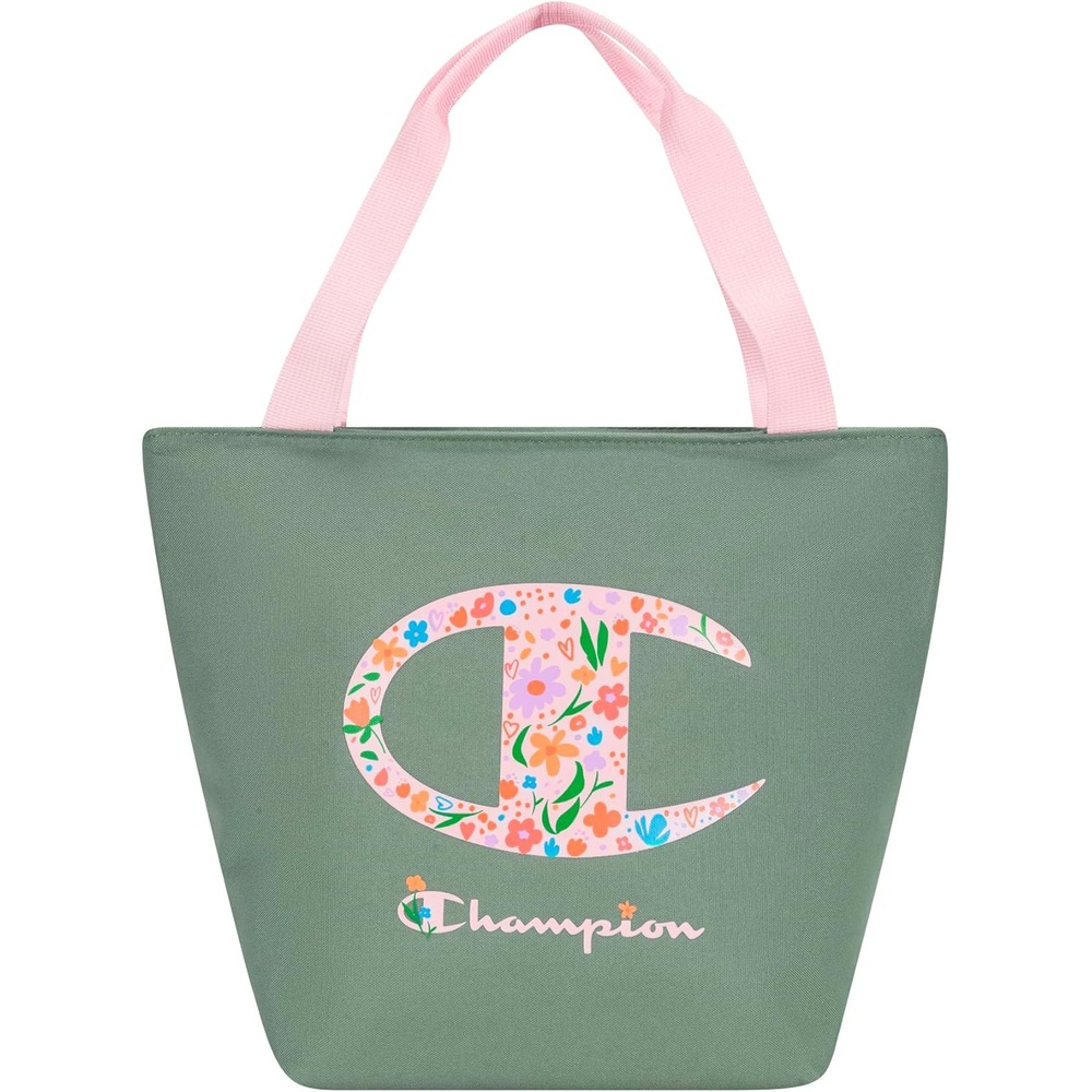 image:imageChampion Kids Fresh Insulated Lunch Tote with Carry Handle No Leak Cooler Bag for Daily Use PinkBlue One SizeOlive