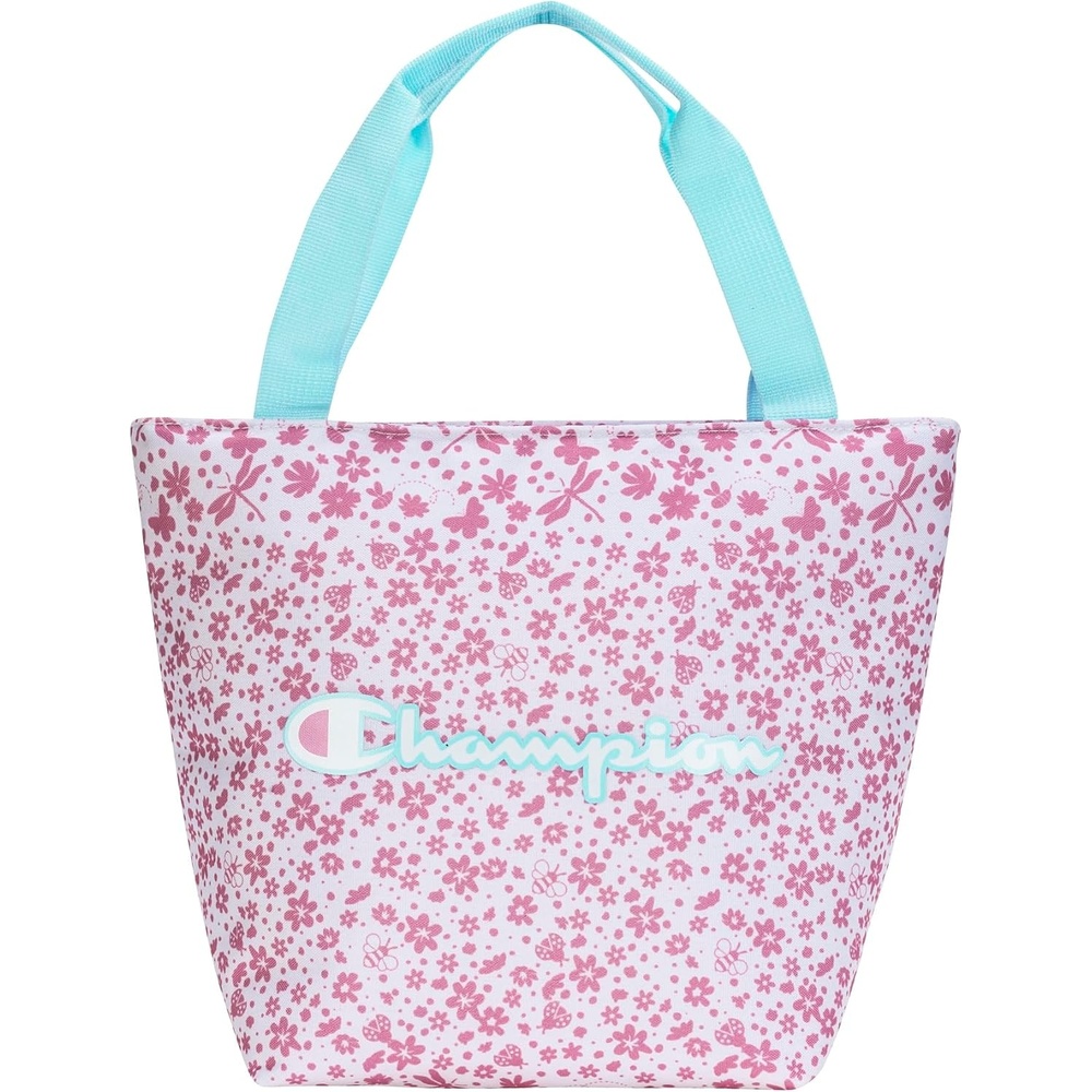 image:imageChampion Kids Fresh Insulated Lunch Tote with Carry Handle No Leak Cooler Bag for Daily Use PinkBlue One SizePinkBlue